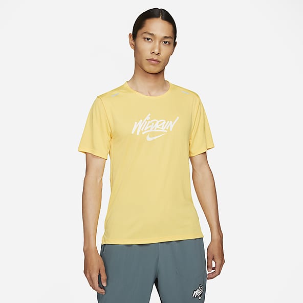 yellow nike t shirt