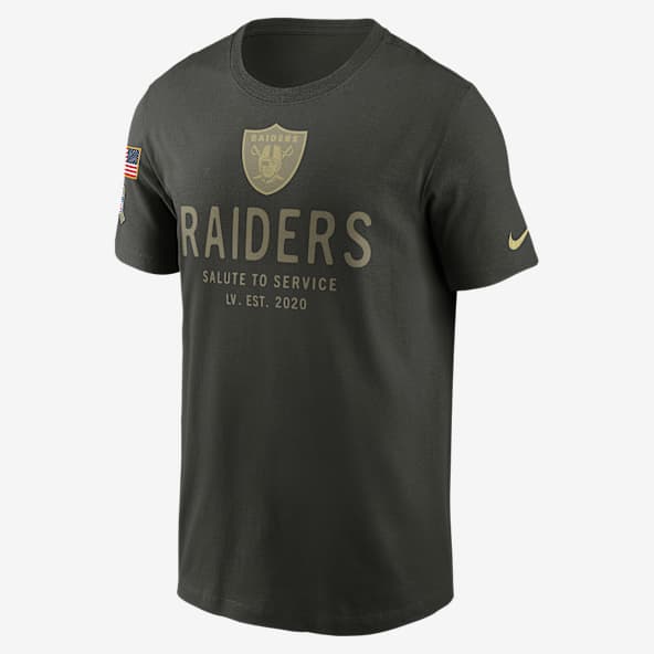 Las Vegas Raiders Salute to Service Sideline Primary Edge Men's Nike Dri-FIT NFL T-Shirt