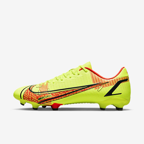 yellow nike soccer boots