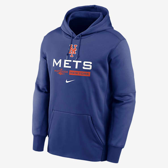 New York Mets Nike Dri-Fit Hoodie Blue Pullover MLB Baseball Men's ...