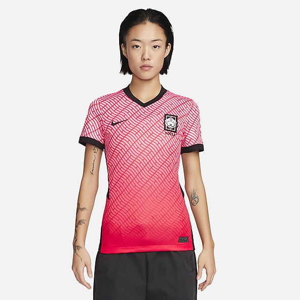핑크 축구 저지. 나이키 코리아