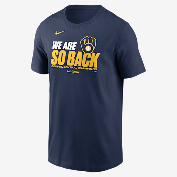 Milwaukee Brewers 2025 National League Central Champions Men's Nike MLB T-Shirt
