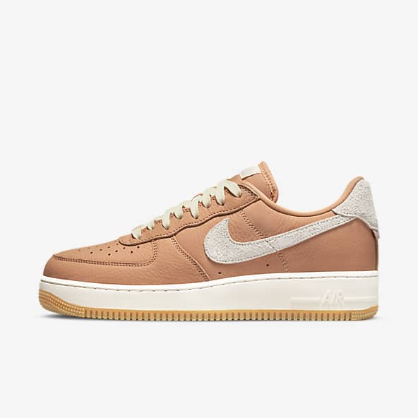 beige suede nike air force 1