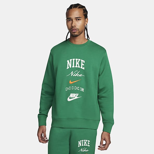 Sweatshirts Nike Solo Swoosh Fleece Crew Sweat Green (DX1361-323