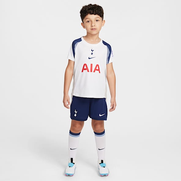 Tottenham Hotspur 2025/26 Stadium Home Little Kids' Nike Soccer Replica 3-Piece Kit