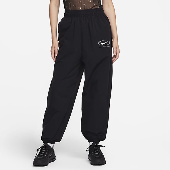Womens Sportswear Black Joggers Sweatpants. 