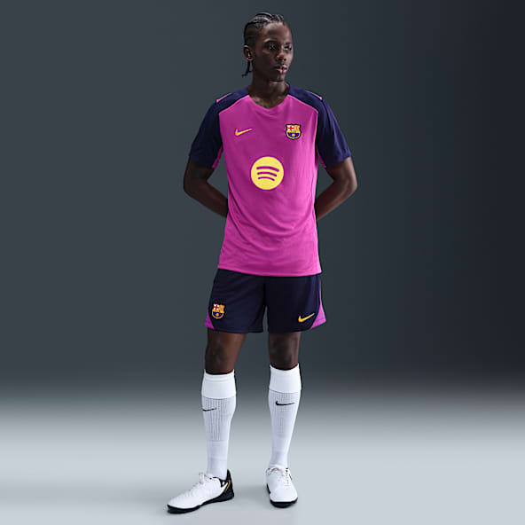 FC Barcelona Strike Nike Dri-FIT Örgü Erkek Futbol Şortu