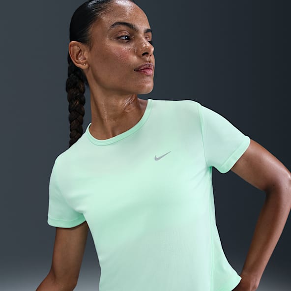 Nike Tempo Nike Dri-FIT Kurzarm-Laufoberteil für Damen
