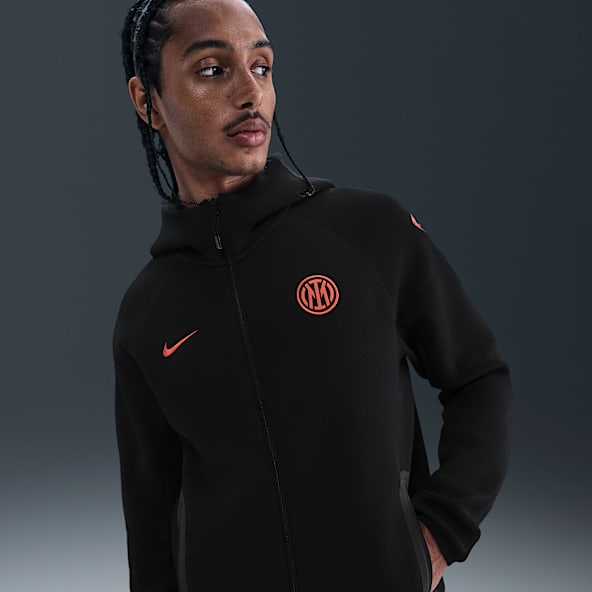Inter Milan Tech Windrunner Men's Nike Total 90 Football Fleece Hoodie