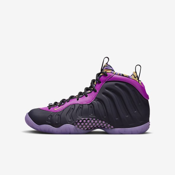 purple nike air sneakers