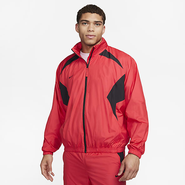 Chamarra nike roja store