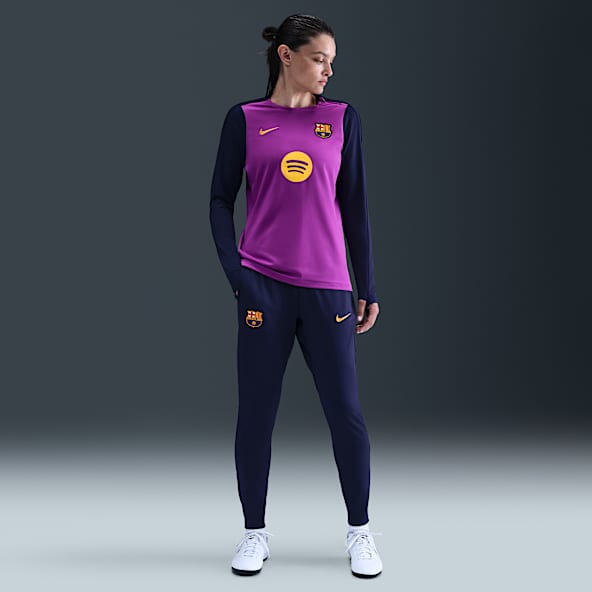 FC Barcelona Strike FC Barcelona Strike Stickade fotbollsbyxor Nike Dri-FIT för kvinnor