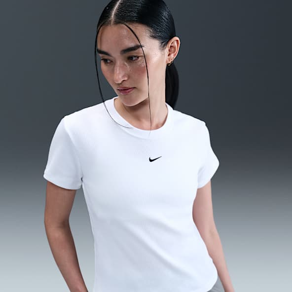 Nike Sportswear Women's Tight Ribbed Short-Sleeve T-Shirt