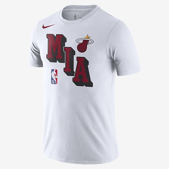 White Miami Heat Clothing. Nike.com