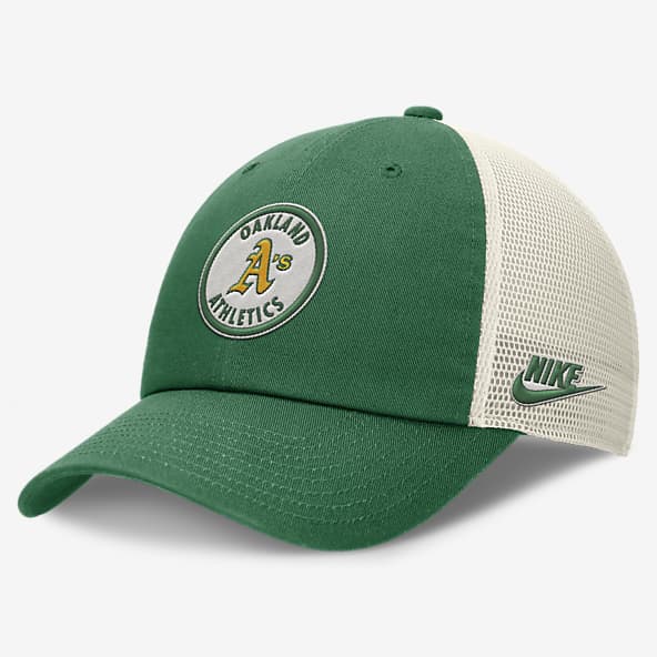 Oakland Athletics Rewind Cooperstown Club Men's Nike MLB Trucker Adjustable Hat