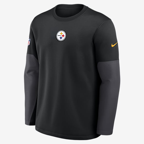 Pittsburgh Steelers Scripted To Win Sideline Coach Men's Nike Therma-FIT NFL Long-Sleeve T-Shirt