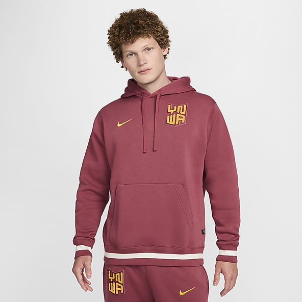 Nike hoodie herren weinrot Clearance