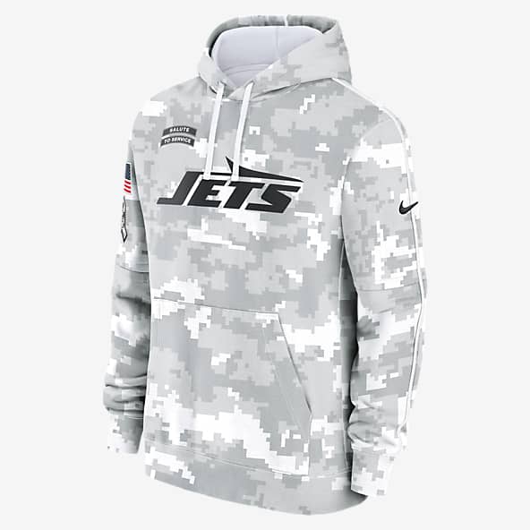 New York Jets Salute to Service Primary Edge Club Men's Nike NFL Pullover Hoodie