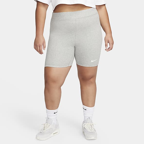 Nike Sportswear Fleece Women's Grey Shorts - Puffer Reds