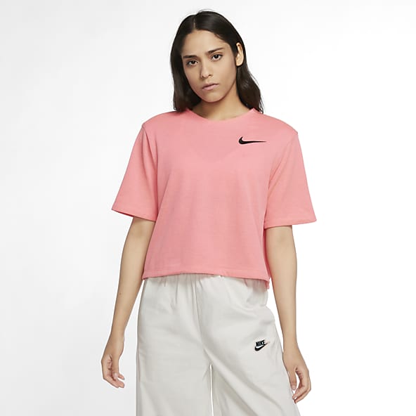 nike pink top womens