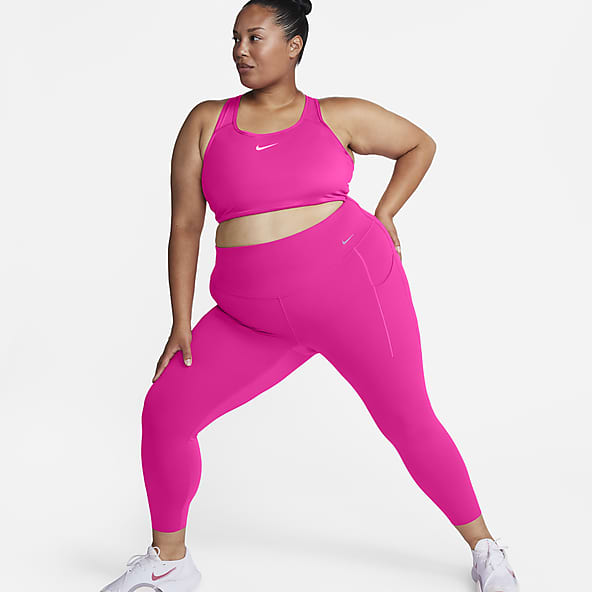 Nike Universa Women's Medium-Support Mid-Rise 7/8 Leggings with Pockets.  Nike LU