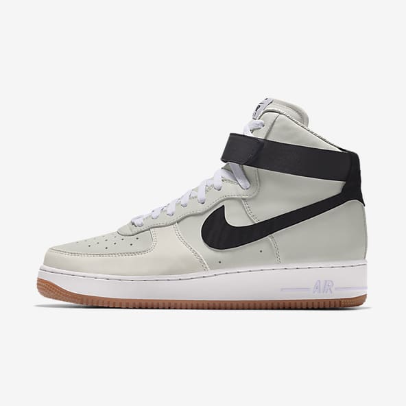 Grey Air Force 1 High Top Shoes. Nike UK