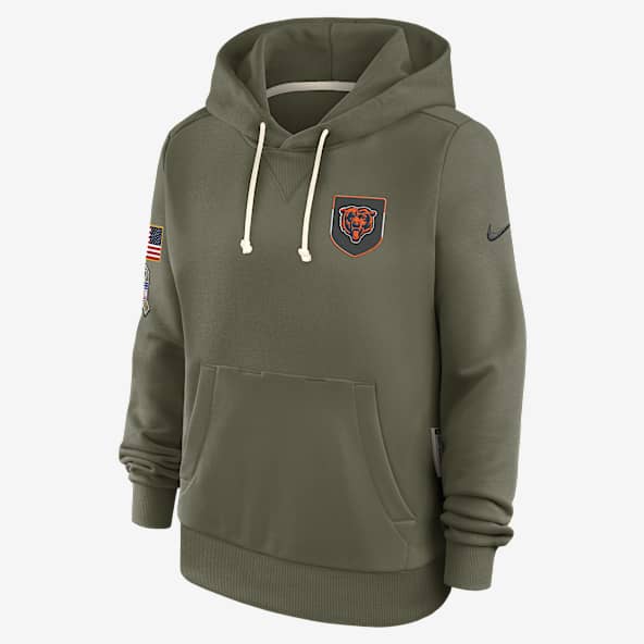 Chicago Bears Salute to Service Sideline Women's Nike Dri-FIT NFL Pullover Hoodie