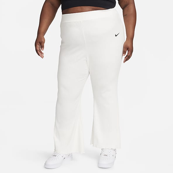 Nike Sportswear Women's High-Waisted Ribbed Jersey Pants (Plus Size).