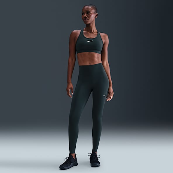 Nike One Seamless Front Lange legging met hoge taille voor dames