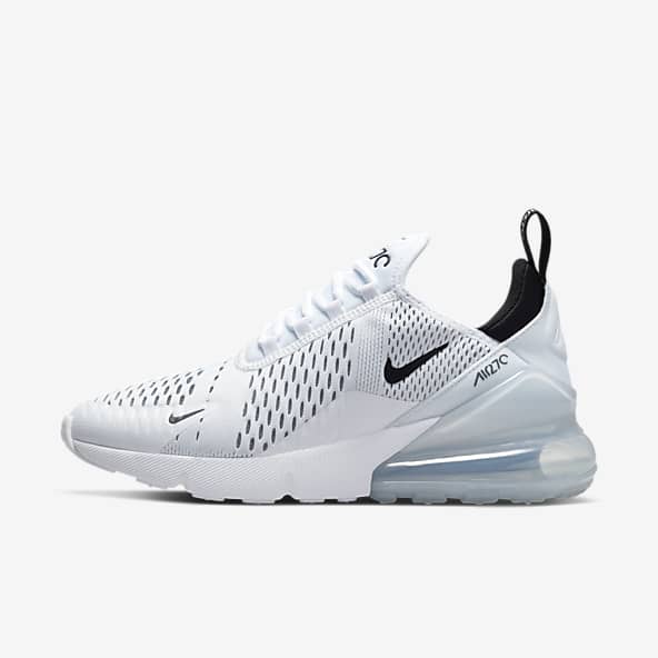 Nike air max 270 trainers sale in white and pink