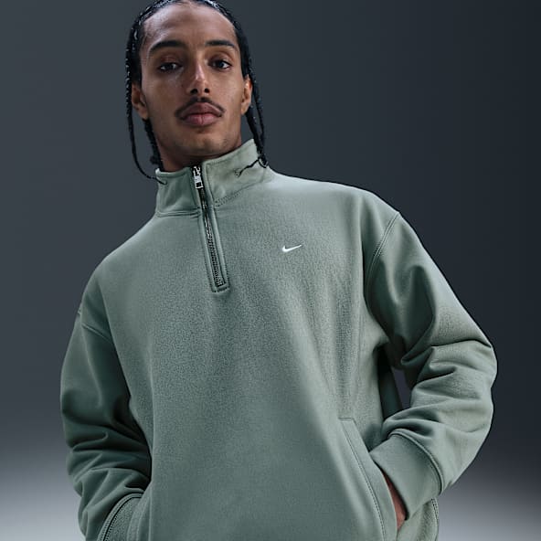 Nike Solo Swoosh Men's Fleece Quarter-Zip Top