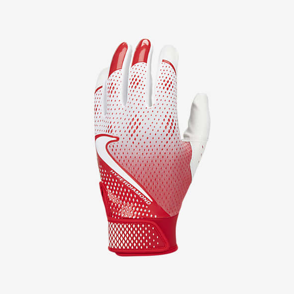 all red nike gloves