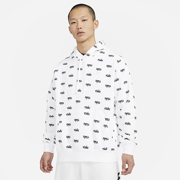white nike hoodie