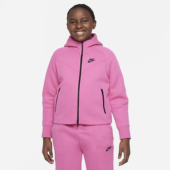 Nike Sportswear Club Fleece Big Kids' Full-Zip Hoodie (Extended