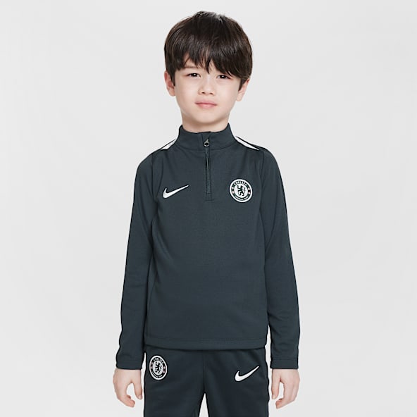 Chelsea FC Academy Pro Nike Dri-FIT voetbaltrainingstop voor kleuters