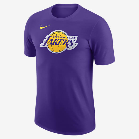 Nike Los Angeles Lakers Hoodie Mens Small Purple Dri-fit Authentic Logo NBA  READ