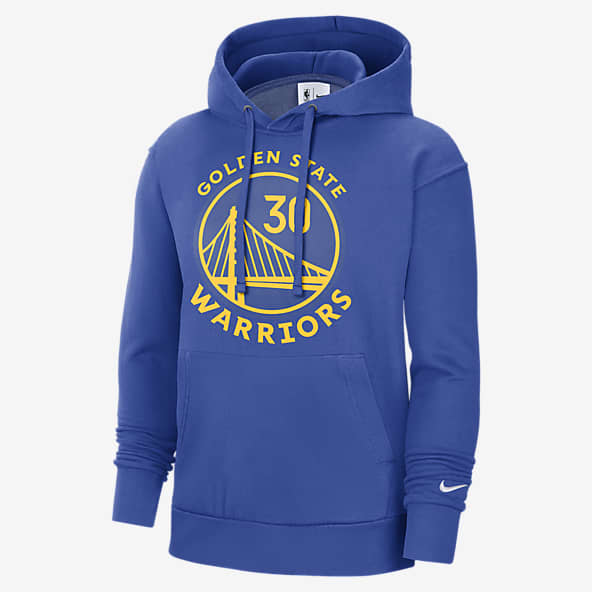 Blue Golden State Warriors Fleece Hoodies. Nike CA
