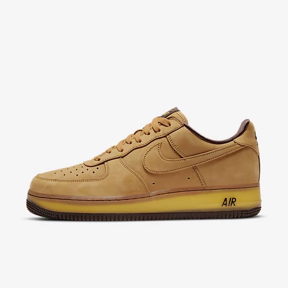 air force 1 tan and white