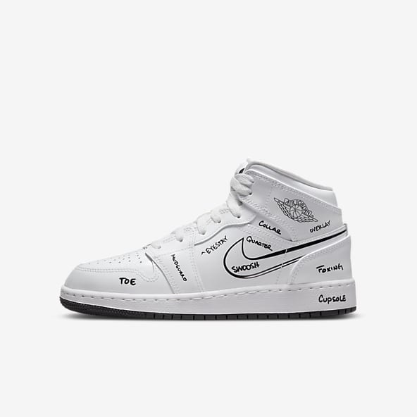 grey and white jordan 1 | Jordan 1 White Shoes. Nike.com