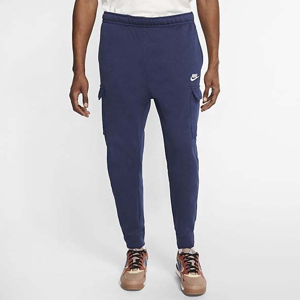 nike fleece cargo joggers