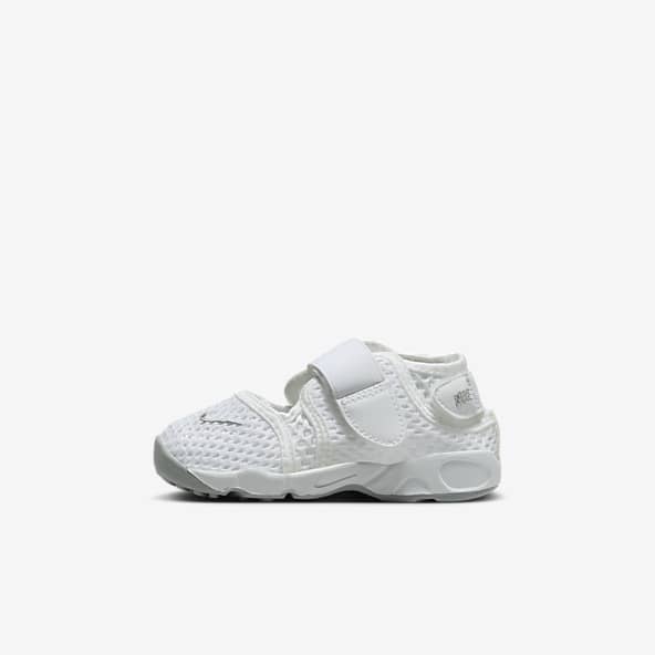 baby white nike shoes