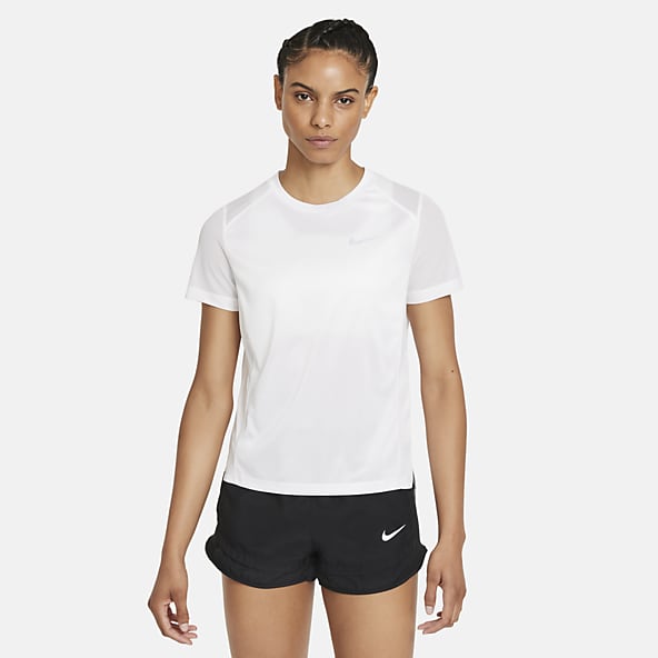 nike dri fit miler white