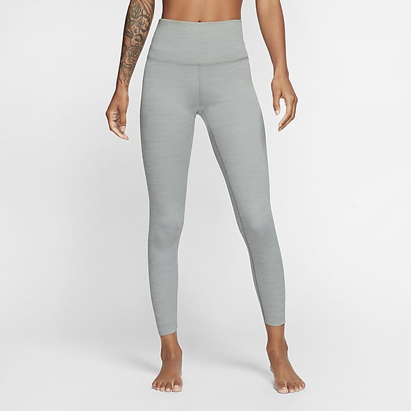 Mujer Gris Yoga Pants y tights. Nike