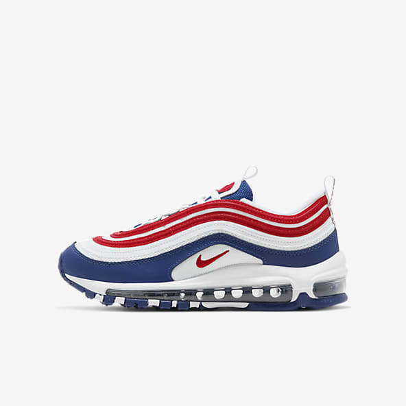 nike air max 97 mens white and red