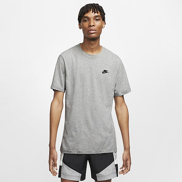 Hommes Gris Hauts et tee-shirts. Nike FR
