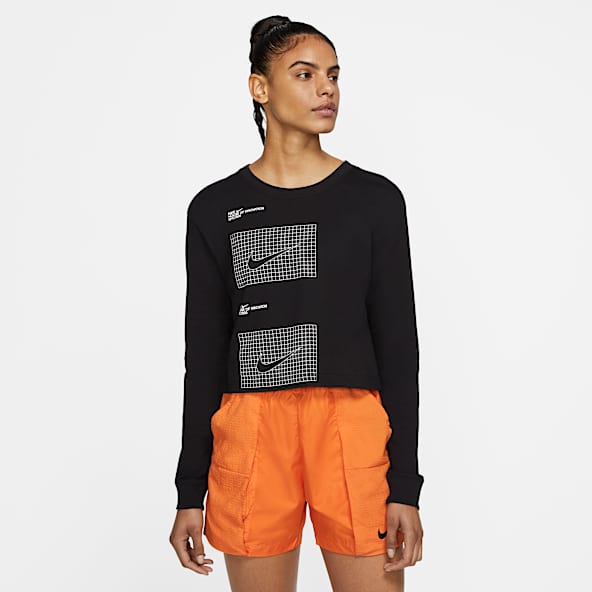 nike women's long sleeve sweatshirt