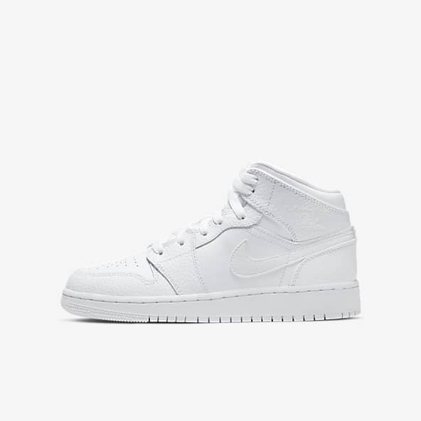 all white shoes jordans