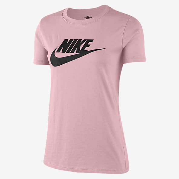 black and pink nike shirt womens