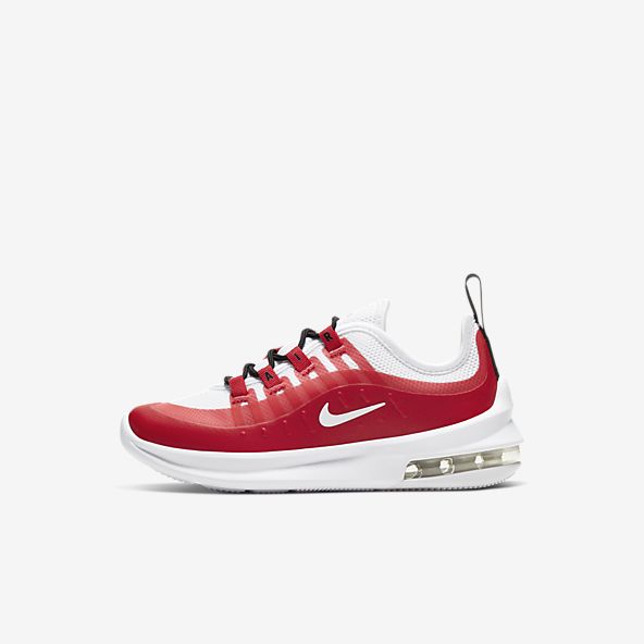 nike air red and white shoes