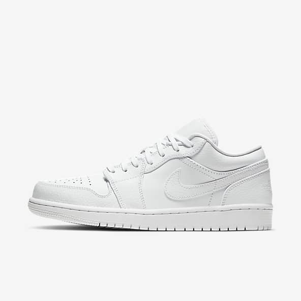 nike jordans white low